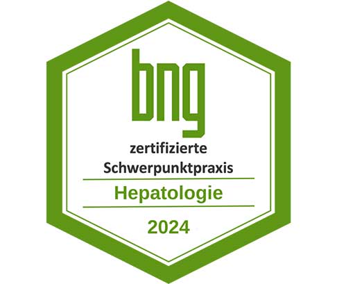 BNG-zertifizierte Schwerpunktpraxis Hepatologie